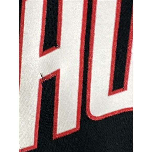 Nike Houston Rockets NBA Hoodie Sweatshirt Black Red Bred 921213-010 Men’s Small - Picture 6 of 10